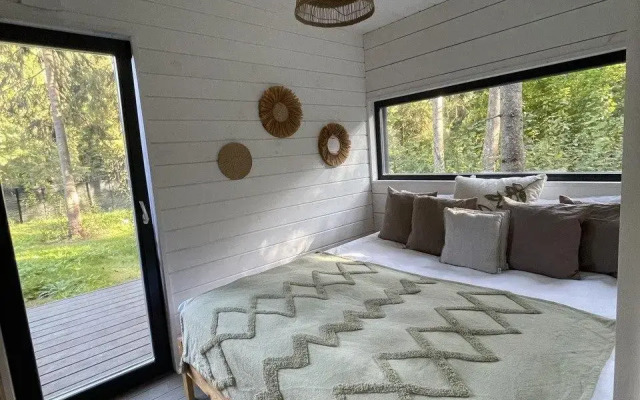 Fabulous chalet in a coniferous forest