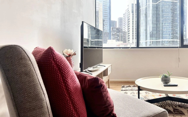 Stylish 2 Bedroom APT With CBD View Southbank – Guest Rooms – Melbourne