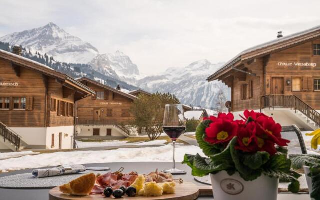 Chalet Spitzhorn - Your Peak Getaway - Private Terrasse & gratis Parkplatz