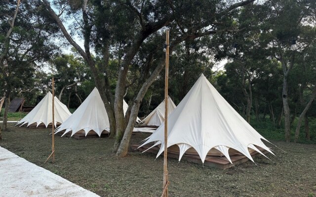 Touching camping