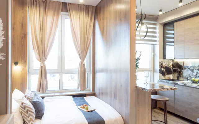 Банерджи Апартментс на улице Василия Ланового 1к1