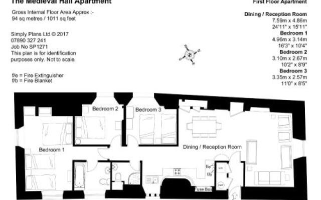 Cotswolds Valleys Accommodation - Medieval Hall - Exclusive use character three bedroom holiday apartment