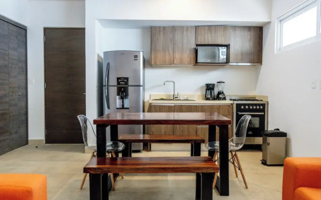 Modern Apt Tulum with 2 BDR Gym & Pool