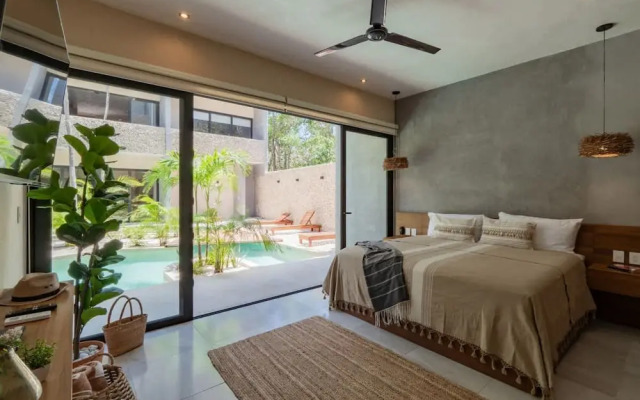 Stylish Tulum Studio Terrace Pool Relax