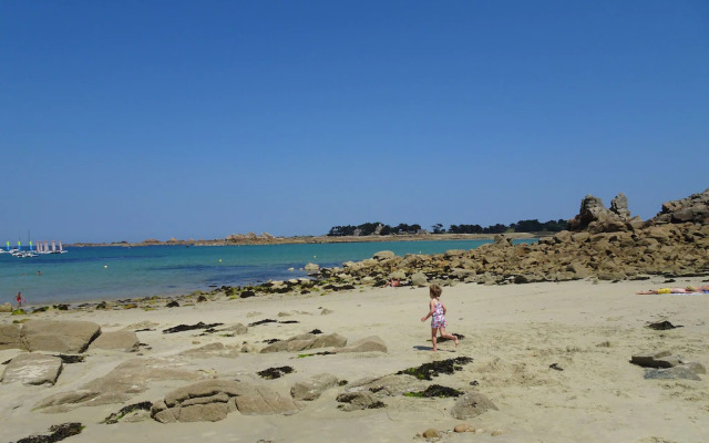 Stone House Near Pink Granite Coast Beaches