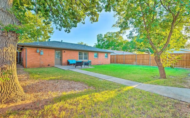 Accessible Lubbock Home w/ Yard: Near Texas Tech!
