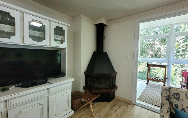 Apartamento encantador com lareira interna no Centro de Canela