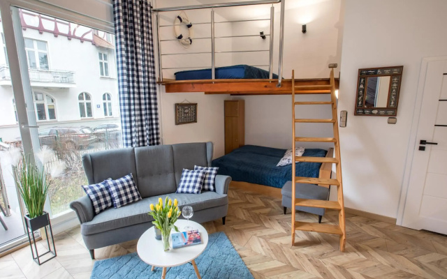 Apartament Chopina 5 m5 - Centrum Sopotu 3 min do Monciaka