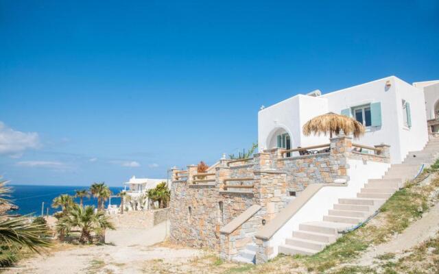 Ios stylish house Panoramic Sea and Sunset view