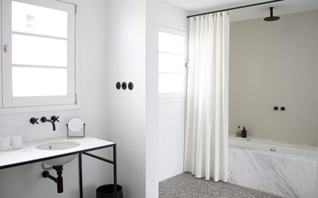 Luxury modernist design townhouse with garden