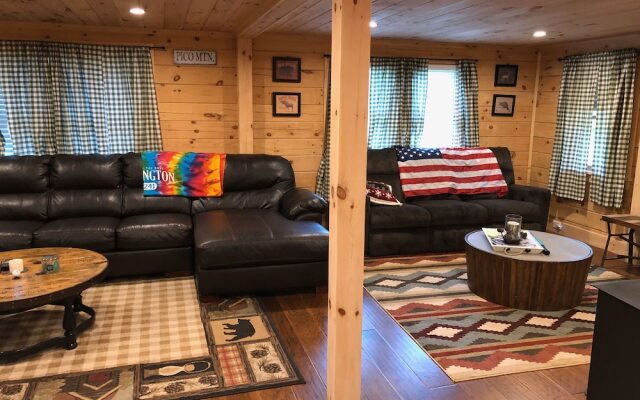 Serenity to the Log Castle is an authentic log home (brand-new construction)