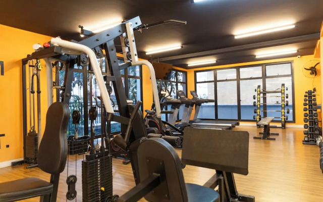 Vista Incrível com piscina e academia