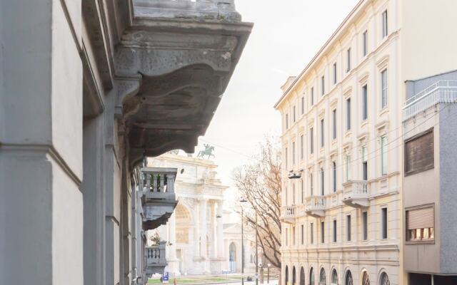 Vista Arco della pace CASTELLO SFORZESCO