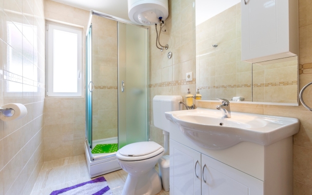 Apartment Dalis - open swimming pool: A2 prizemlje Cove Osibova (Milna), Island Brac