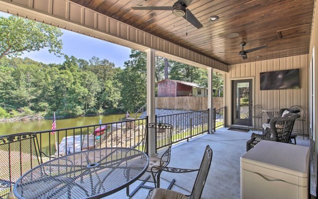 Lakefront Hot Springs Retreat w/ Deck & Grill