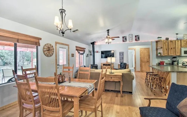 Fire Pit, Fenced Yard: Overgaard Cabin Near Hiking