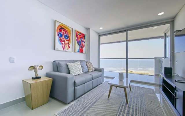 Artsy Oceanview Condo W Incredible Rooftop Pool - Hotel in 卡塔赫纳 - Photo 3