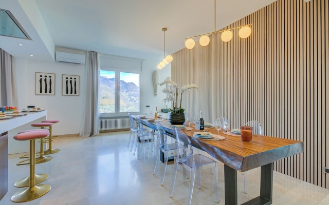Lugano Lake View Villa w. Private Pool – Guest Rooms – Lugano