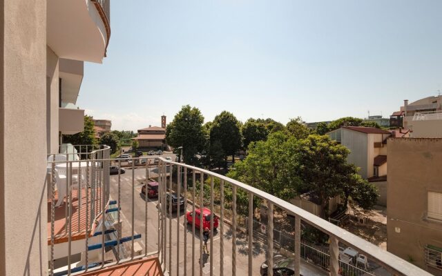 Homely Apartment In Rimini With Balcony