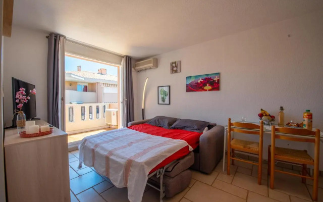 T2 en hypercentre -parking privé-clim-proche plage