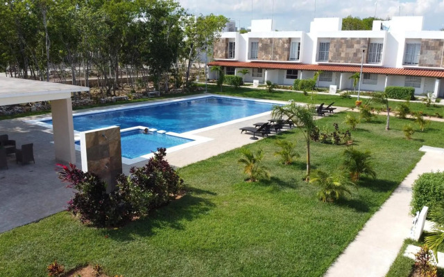 Villa familiar en Playa del Carmen con alberca