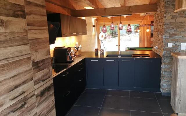Nouveau Chalet M.META 12 pers sauna,jacuzzi,billard