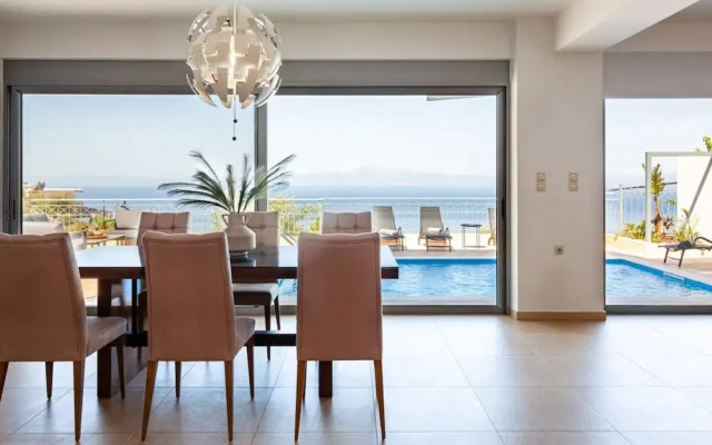Aigli Luxury Villa - Panoramic Seaview Retreat