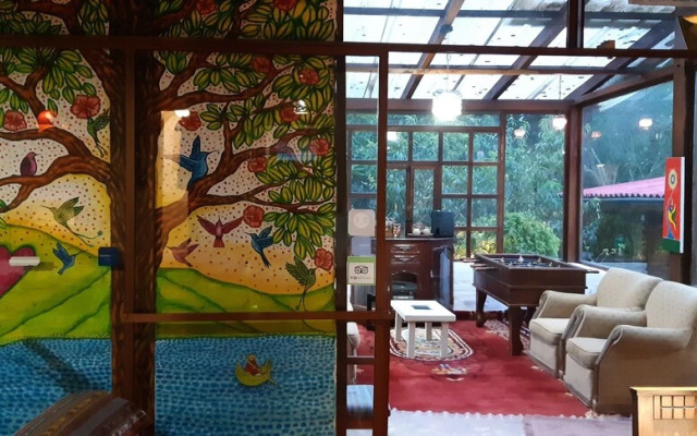 Yellow guest house