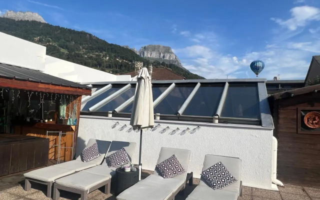 Rooftop 1 - Jacuzzi privé au pied du Monte-blanco