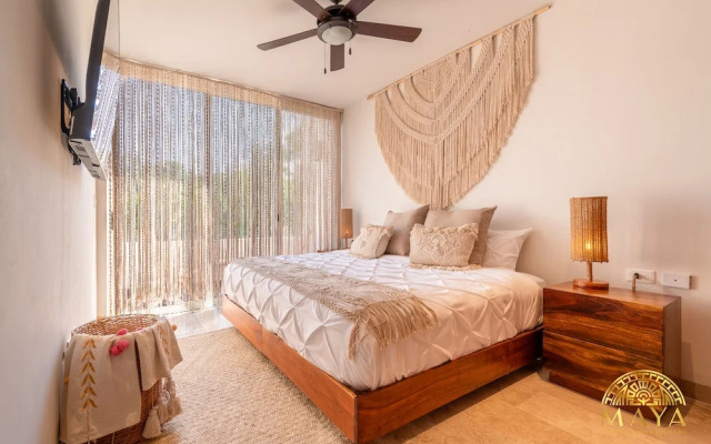NHOA 108A Lux 2BR Condo Plunge Pool in Aldea Zama