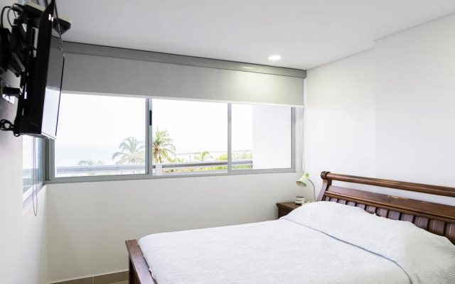 Ocean Overlooking Apartment W Pool Gym Jacuzzi Wifi 502 - Apartment in Cartagena - Photo 2