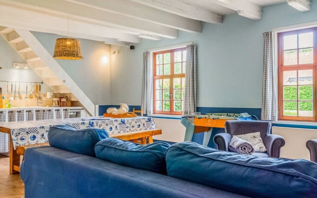 Historic Farmhouse Middle of Polder Landscape