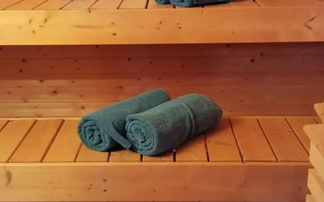 Finnish log House With Sauna and Fireplace