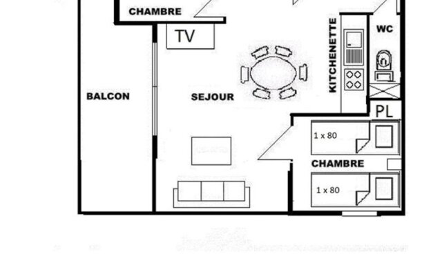 Appartement Les Saisies, 2 pièces, 7 personnes - FR-1-594-187