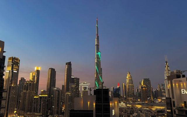 With Burj Khalifa View