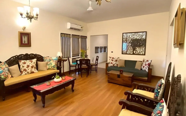 Villa Samaara1 on Candolim Main Road pool facing