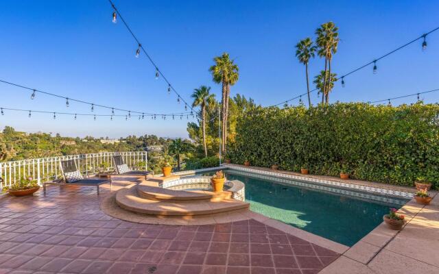 Stradella Spanish - Contemporary Mediterranean Estate w/ Resort-style Yard