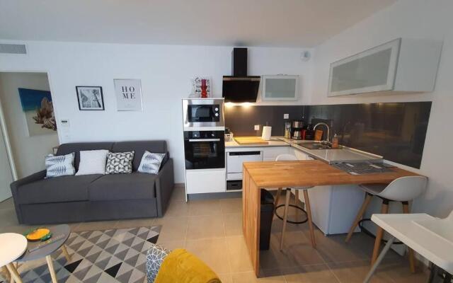 Cosy studio résidence de standing proche plage