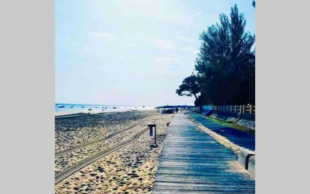 Appt 1 chambre calme clim jardin plage gare proche