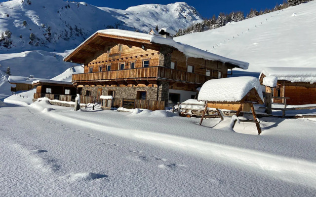 unique Hirschbichl Alm in the middle of the Zillertal mountains