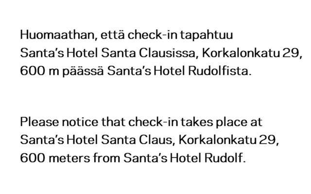 Santa's Hotel Rudolf