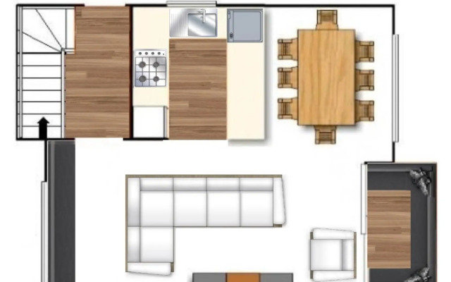 Mountain Retreat Suitable for 2 Families, Sleeps 8