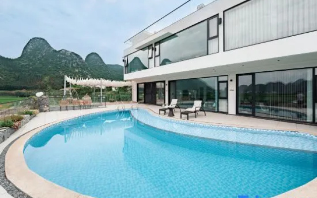 XiHe Creek · Star Moon Swimming Pool · Wangfeng Hidden Stay (Wanfenglin Scenic Area) – Pool – Qianxinan
