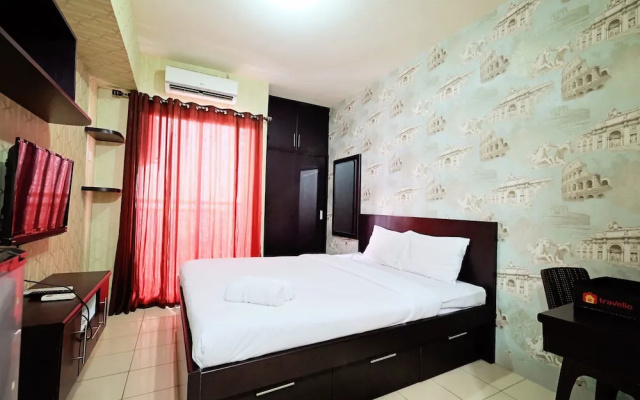 Minimalist Studio Room At Serpong Greenview By Travelio