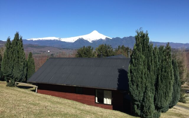 Cabañas en Pucon con vista cordillera