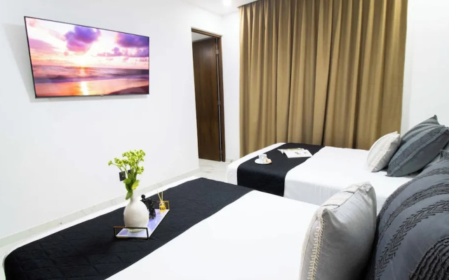 Serene Stylish Stay Roof Pool and Lounge