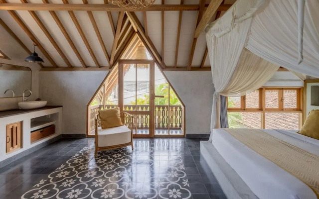 Villa Palm Jari 1 by Alfred in Bali - Architectural 2 Bedroom Pool Villa Berawa Canggu – Guest Rooms – Tibubeneng