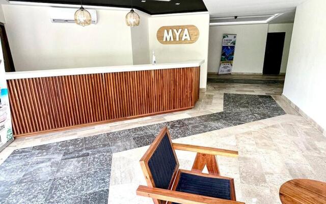 Fresh and Stylish Studio Aldea Zama rooftop pool Mya 109