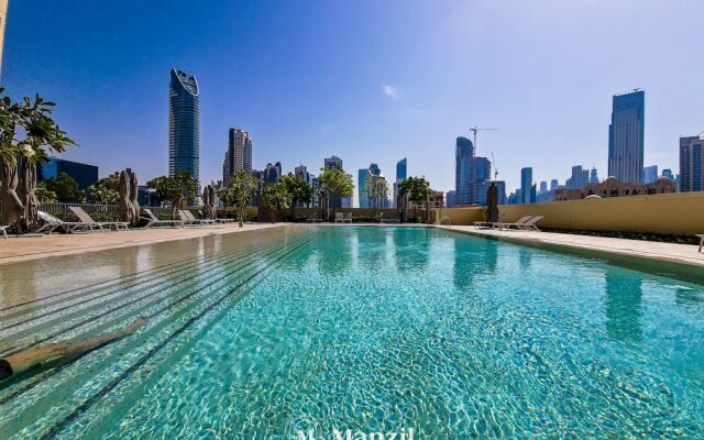 Manzil - 2BR | Downtown | Full Burj Khalifa view