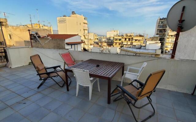 Terrace Roof Room @ Koridallos Metro St. & Piraeus Port